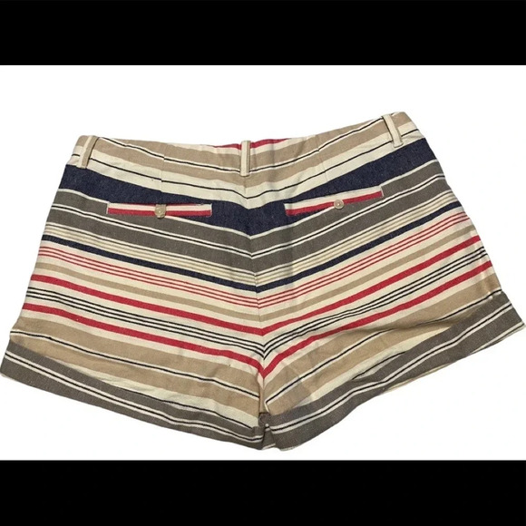 Joie Striped Linen Blend Shorts - Picture 3 of 7